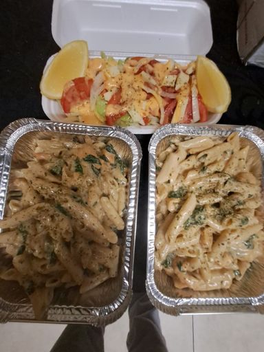 Spinach and chicken pasta