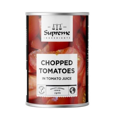 Chopped Tomato Small Tin Case 12x400g