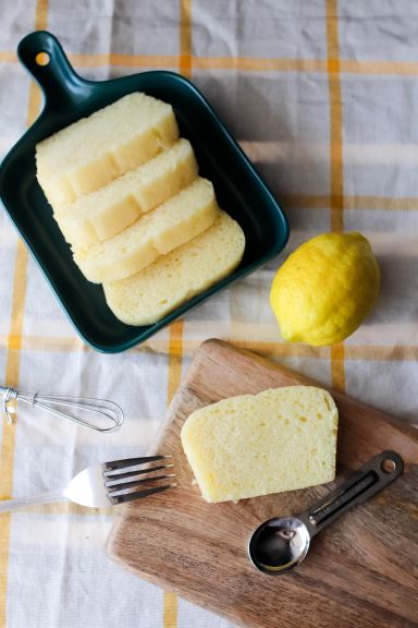 Lemon Yogurt Steamed Cake