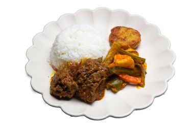 Beef Rendang Rice Set