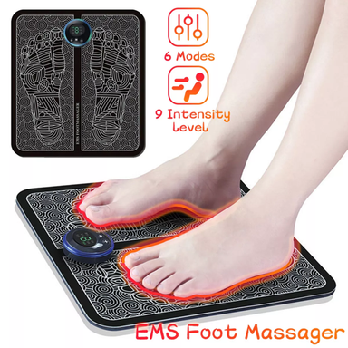 Tapis de massage des pieds rechargeable.