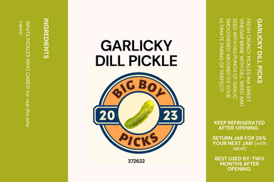 Garlicky Dill Pickles 