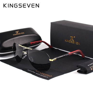 Kingseven N725 Red Gold Sunglasses 