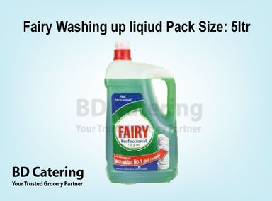 Fairy Washing up liqiud Pack Size 5ltr