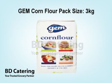 GEM Corn Flour Pack Size: 3kg
