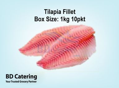 Tilapia Fillet Box Size: 1kg 10pkt