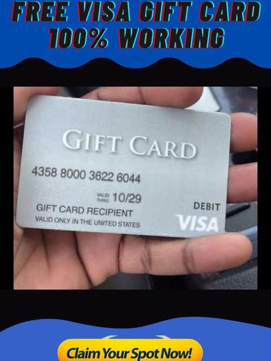 visa/mastercard gift card