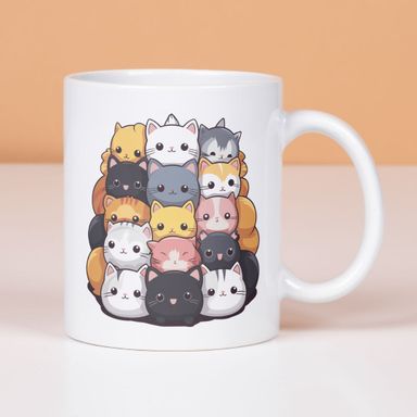 Mug Cangkir Kawaii Cats 1