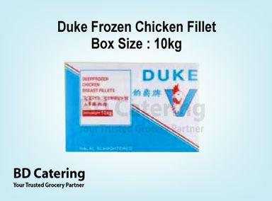 Duke Frozen Chicken Fillet Box Size: 10kg