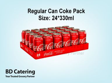 Regular Can Coke Pack Size: 24*330ml