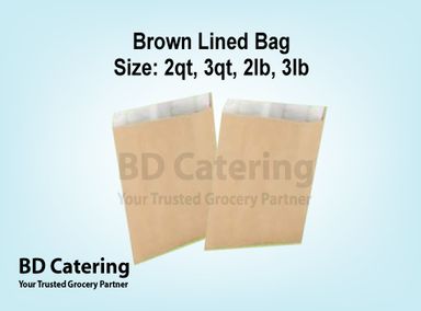 Brown Lined Bag 