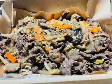 불고기 Uncooked beef bulgogi