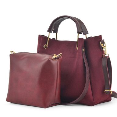 Emerald Bag (Suede Maroon)