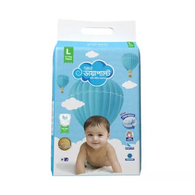 Bashundhara Diapant Baby Diaper L 9-14 kg