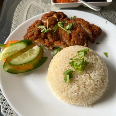 Chicken cutlet rice