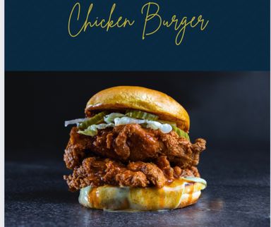 Chicken tower burger 