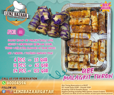 UBE Turon Malagkit Roll