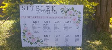 Correx Wedding Signage