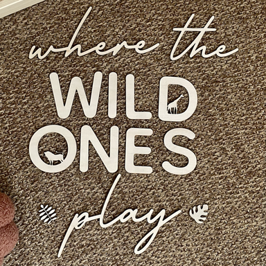 Wild One Wall Sign 