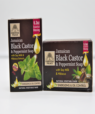 Jamaican Black Castor & Peppermint Soap