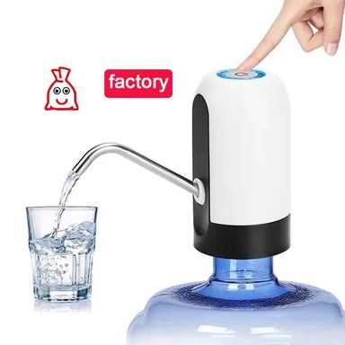 USB charge portable water dispenser electric pump for 5 gallon bottle with extention hose barrelled tools