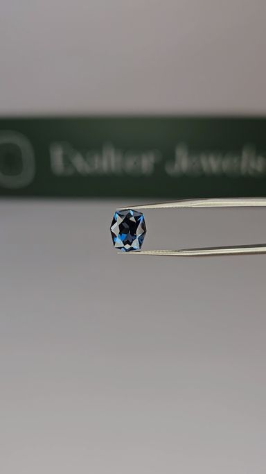 Custom Cut London blue topaz