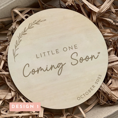 Coming Soon Birth Plaque