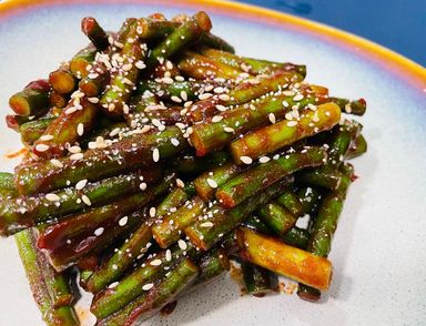 마늘쫑 고추장무침 Garlic Sprouts in Chilli sauce