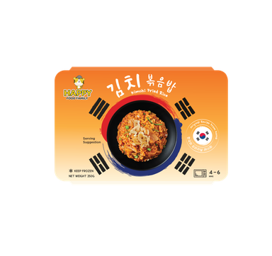 [HAPPY FOOD FAMILY] KOREAN FOOD READY MEAL - Kimchi/Bulgogi/Shrimp Fried Rice/Japchae 250g