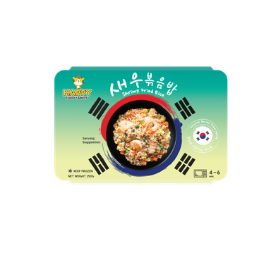 [HAPPY FOOD FAMILY] KOREAN FOOD READY MEAL - Kimchi/Bulgogi/Shrimp Fried Rice/Japchae 250g