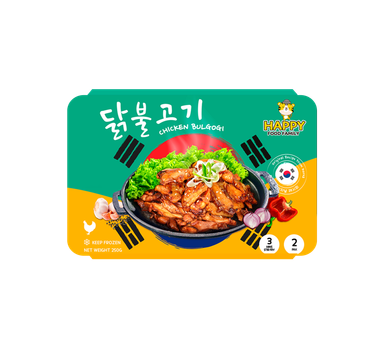 [HAPPY FOOD FAMILY] KOREAN FOOD READY MEAL- Beef/ Chicken- 250g