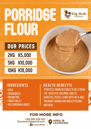 Porridge flour