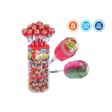 VIDAL WATERMELON ZOOM LOLLIES(6 X 1.293KG)