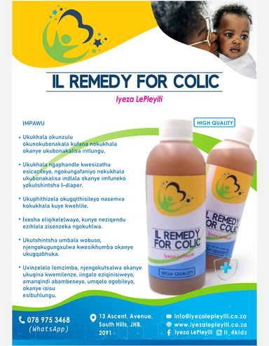 IL Remedy For Colic (Iyeza LePleyiti) 