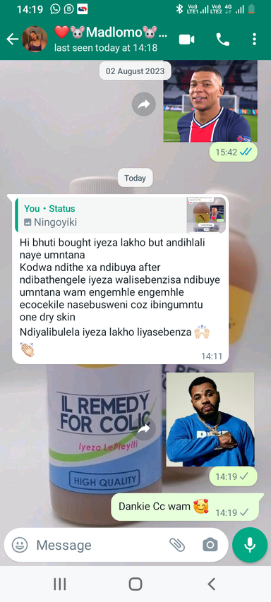 IL Remedy For Colic (Iyeza LePleyiti) 