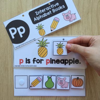 Interactive Alphabet Books A to Z