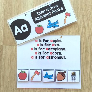 Interactive Alphabet Books A to Z