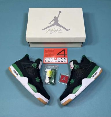 ✓Air Jordan 4 SB "Black Green " 