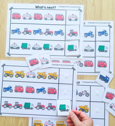 Learning Kit Transportation Theme for 2-4 years old 