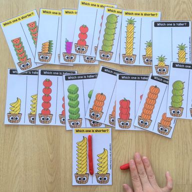 Learning Kit Fruits and Vegetables Theme for 4-6 years old 