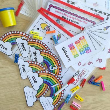 Learning Kit Unicorn Theme for 2-4 years old 