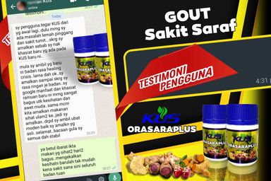 Orasaraplus Kapsul Urat Saraf KUS Original