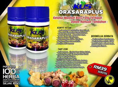 Orasaraplus Kapsul Urat Saraf KUS Original