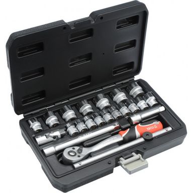 YATO SOCKET SET 3/8"" 22PCS