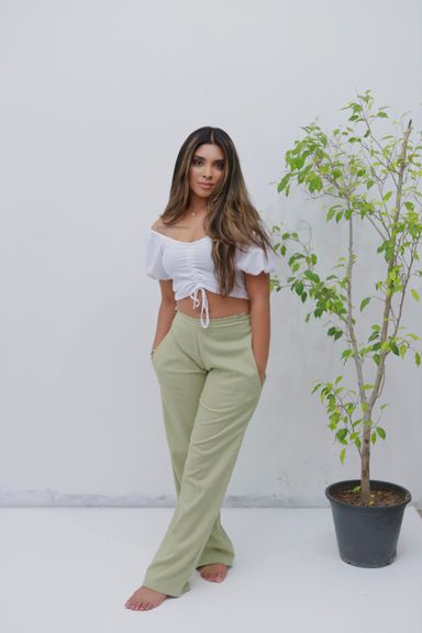 LOW WAIST WIDE LEG PANT