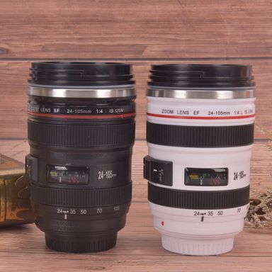 Camera lens mug