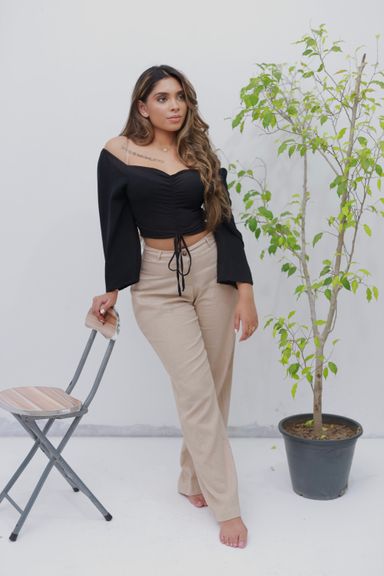 HIGH WAIST TAILOR PANT