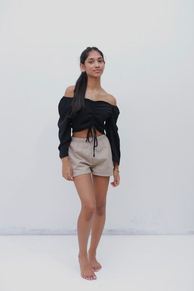 LINEN BLISS CASUAL SHORTS