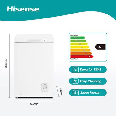 H125CF - 95 LITRES CHEST FREEZER