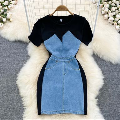 Denim dress